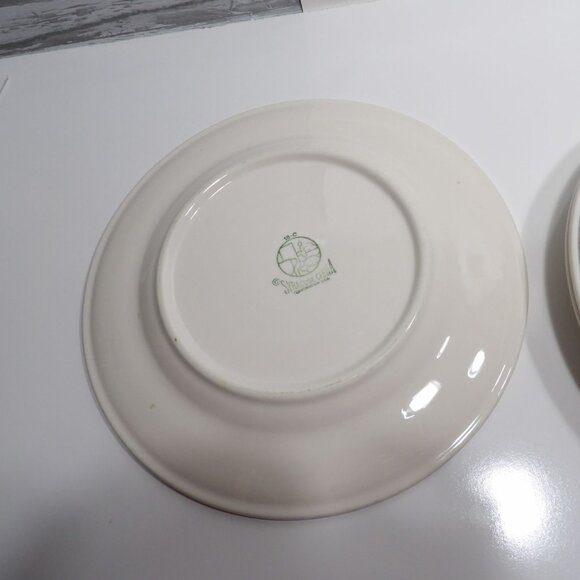 Syracuse China Maymont Dinner Plate Gray Pink Floral Vintage Collectible - Picture 6 of 6